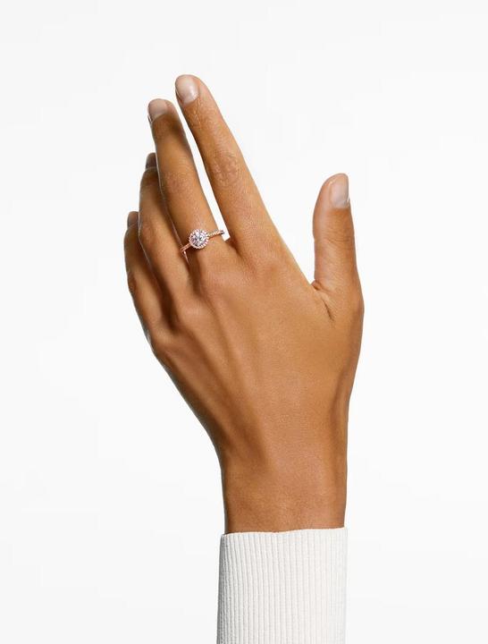 Image du produit Swarovski Constella Cocktail Rond Pavé Bague Rosé (52)
