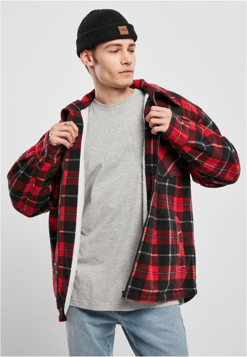 Produktbild Urban Classics Plaid Teddy Lined Shirt Jacket (XL)