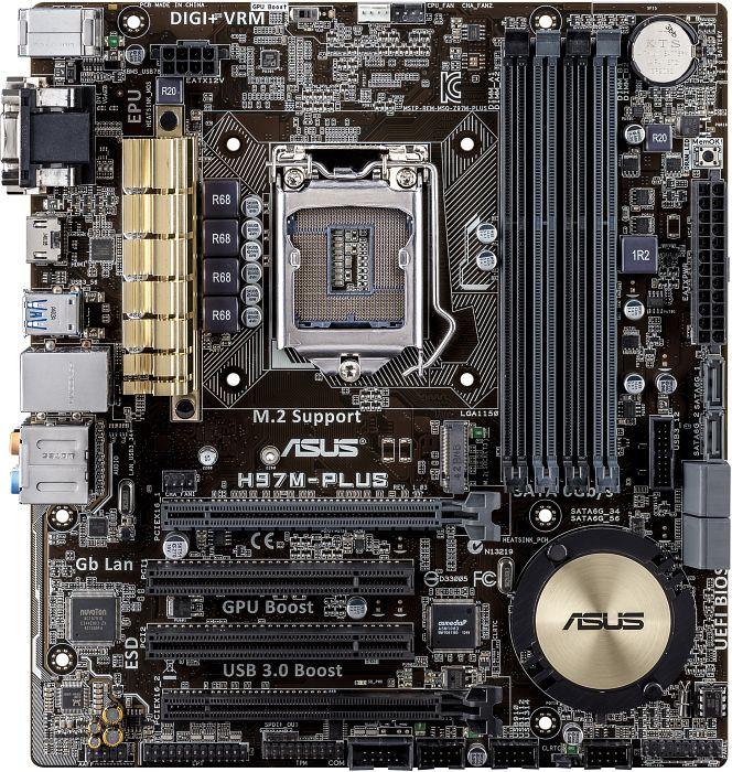 Produktbild ASUS H97m-Plus (LGA 1150, Intel H97, mATX)