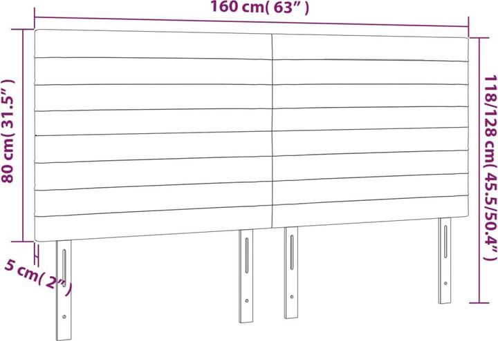 Produktbild VidaXL Erin (160 x 5 x 128 cm)