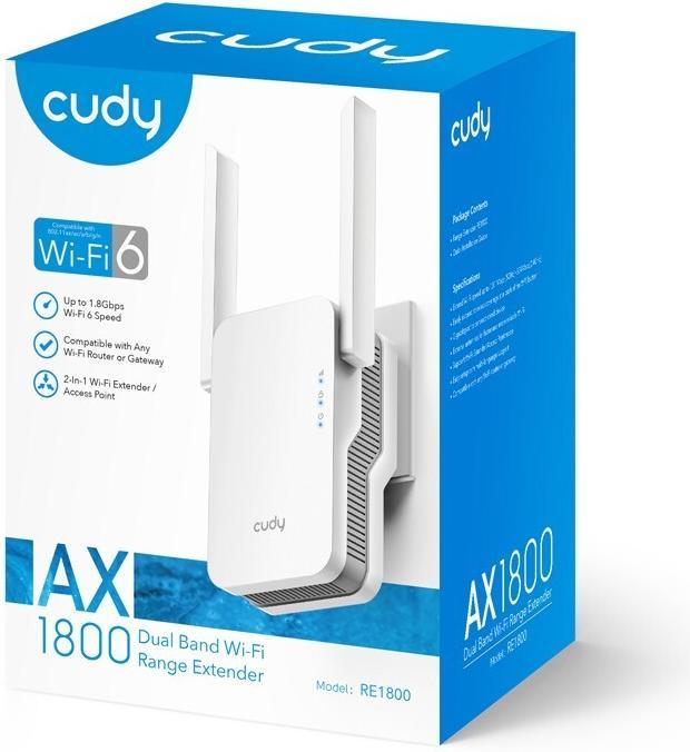Produktbild Cudy RE1800 (1201 Mbit/s, 574 Mbit/s)