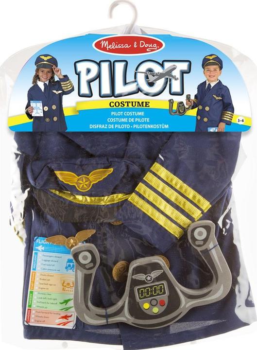 Actual product image Melissa & Doug Pilot costume