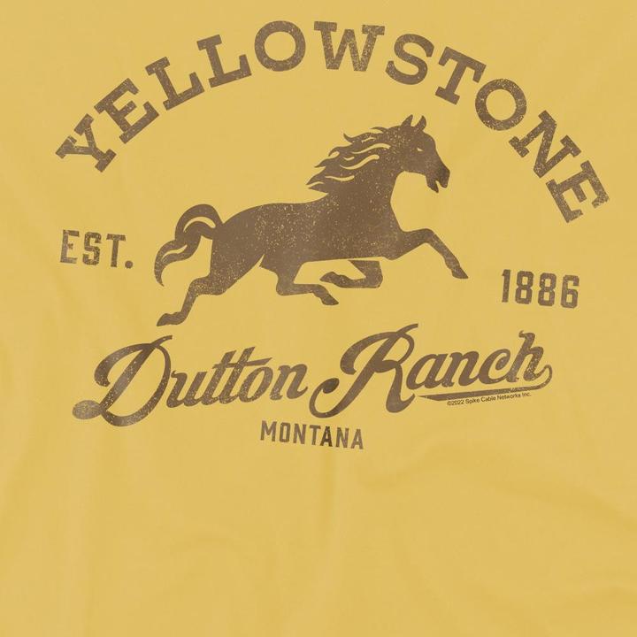 Immagine prodotto Yellowstone Dutton Ranch Maglietta Cavallo Uomo (XL)
