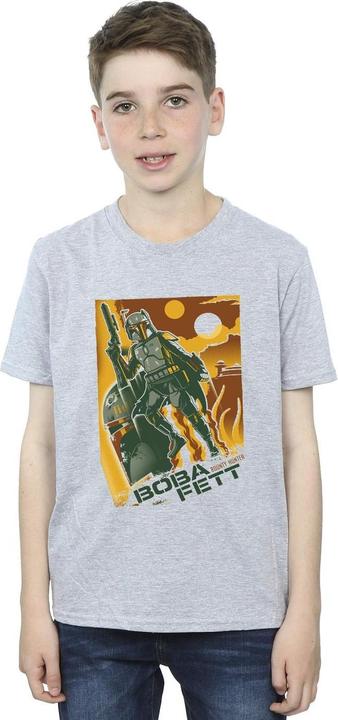 Image du produit Star Wars - T-shirt BOBA FETT COLLAGE - Garçon (140, 146)