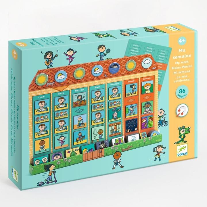 Image du produit Djeco Meine Woche (Allemand, Français, Italien, Anglais)