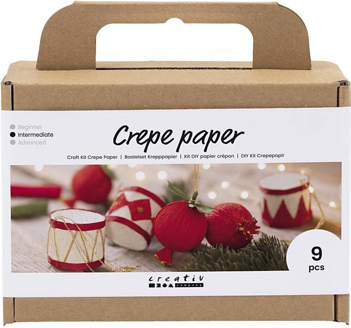 Image du produit Creativ Company Kit de bricolage boules de Noël en papier crépon
