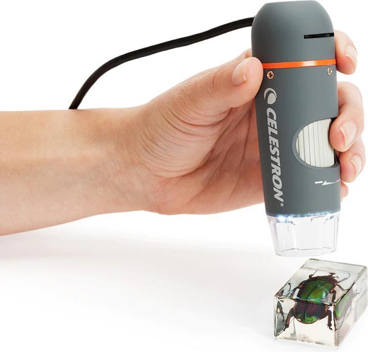 Actual product image Celestron Digital handheld microscope Pro