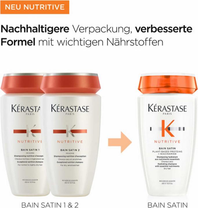 Produktbild Kérastase Kerastase Nutritive Bain Satin (250 ml, Flüssiges Shampoo)