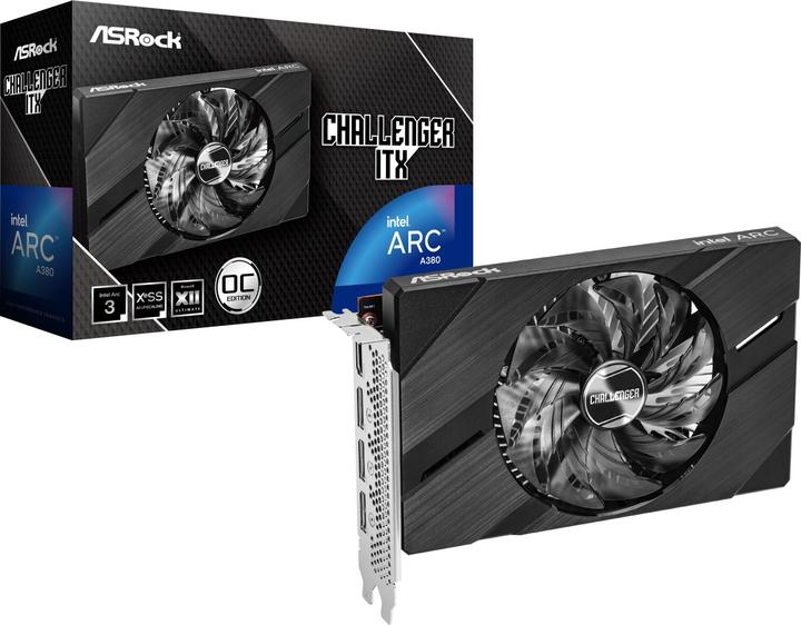 Produktbild AsRock Arc A380 Challenger ITX OC (6 GB)