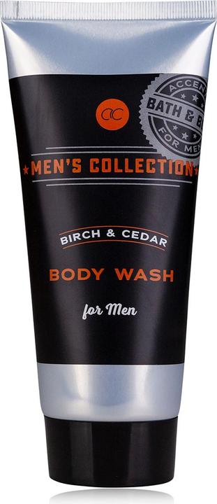 Accentra Body Wash MEN'S COLLECTION in Tube, 200ml, Duft: Birke & Zeder, Farbe: braun, VE 6/24 (200 ml)