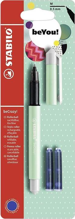 STABILO beCrazy Pastel Roller à encre (Menthe)