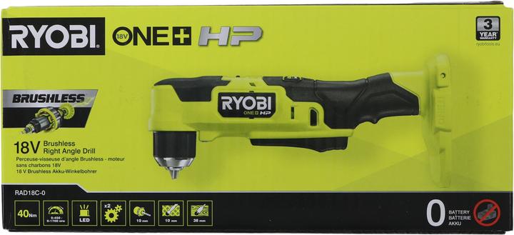 Produktbild Ryobi Angle drill (ONE + HP RAD18C-0)