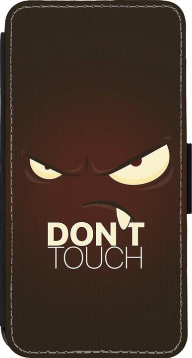 Produktbild PhoneLook Hülle Wallet schwarz Angry Dont Touch (Apple iPhone 14 Pro)