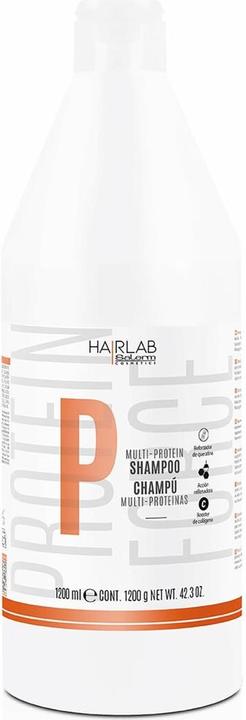 Salerm Shampoo Hairlab Multi Protein 1,2 L (1200 ml, Flüssiges Shampoo)