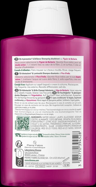 Image du produit Klorane Figuier de Barbarie (200 ml, Shampoing liquide)