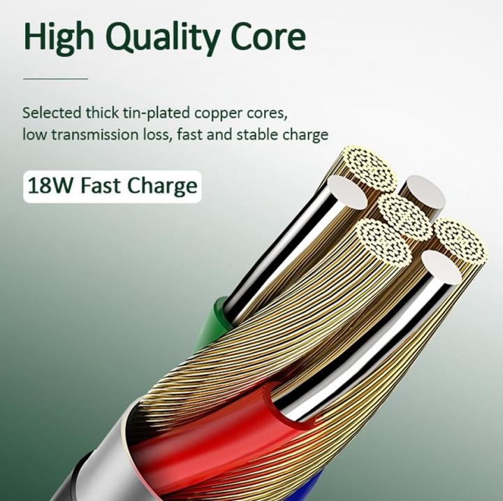 Actual product image Usams U43 USB-C to lightning fast charging cable 30W, White (1.20 m, USB 3.2 Gen 1, 30 W)