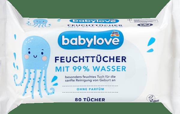 Produktbild dm babylove Feuchttücher (80 Stück)