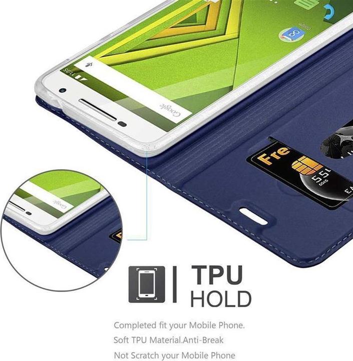 Image du produit Cadorabo Book Classy Style Cover (Motorola Moto X Play)