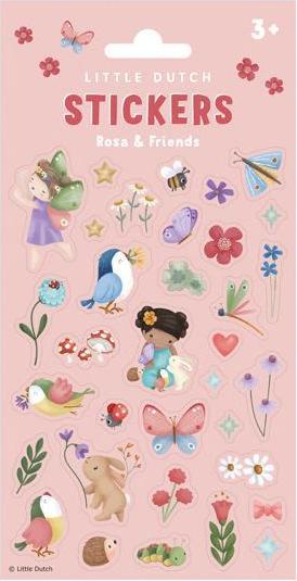 Produktbild Little Dutch Stickerset Rosa & Friends