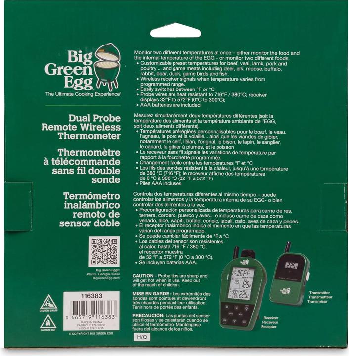 Produktbild Big Green Egg Funkthermometer