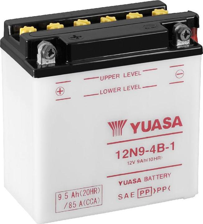 Actual product image Yuasa Motorradbatterie 12V 9Ah (12 V, 9 Ah)