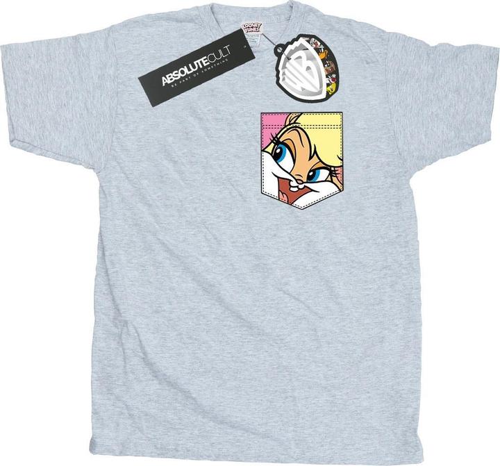 Produktbild Looney Tunes Lola Bunny Face Faux Pocket TShirt (L)
