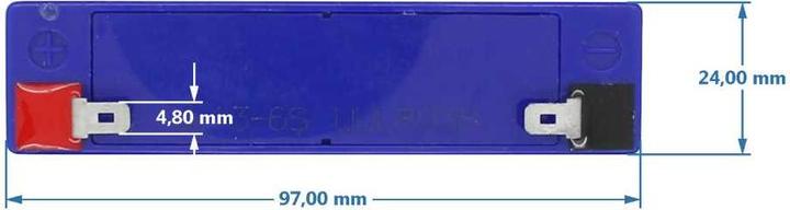 Actual product image Ultracell Akku UL1.3-6 (6 V, 1.30 Ah)