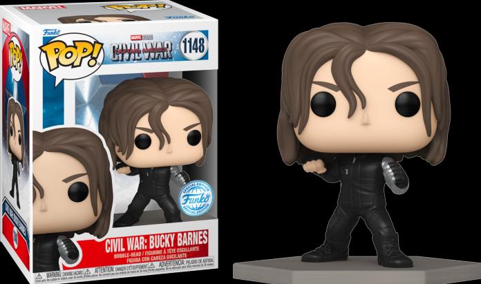 Produktbild Funko POP! Marvel Captain America Civil War - Civil War: Bucky Barnes Exclusive
