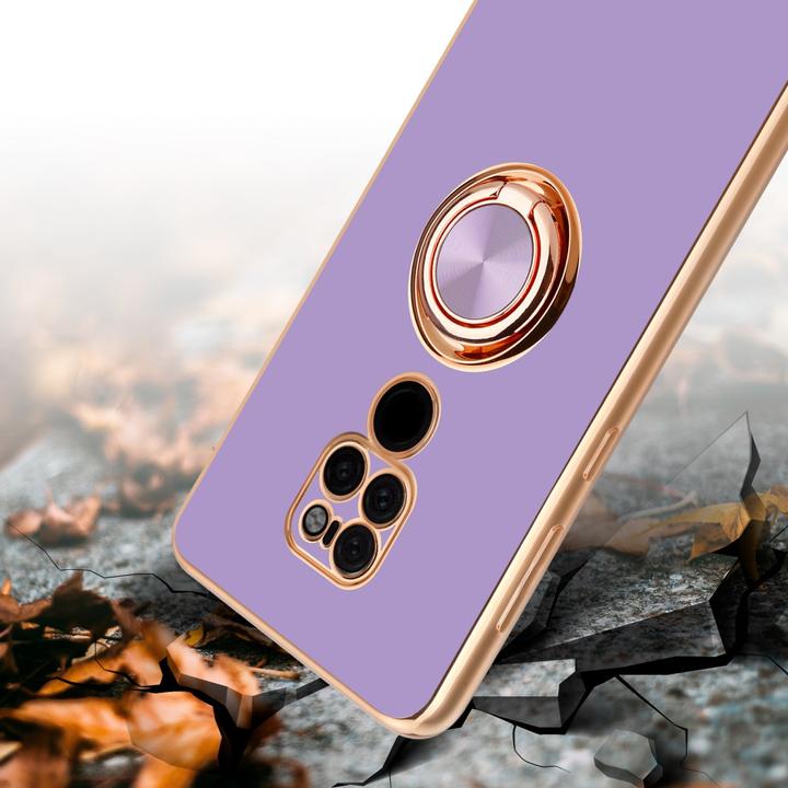 Produktbild Cadorabo Hülle für Huawei MATE 20 im TPU mit Kameraschutz und Ring LM089 Style (Huawei Mate 20)