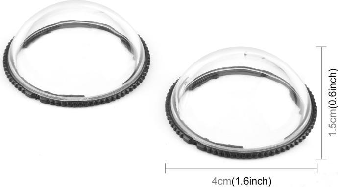 Produktbild Puluz For Insta360 X4 Rotation PC Lens Guard Protective Cover (Transparent) (X4)