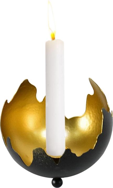 Immagine prodotto HTI-Living Candeliere nero/oro Verena (Ø 12 x 11 cm)