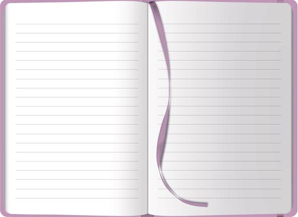 Actual product image Tagebuch Flieder (A5, Lined)