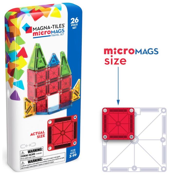 Productafbeelding Magna-Tiles microMags reisset