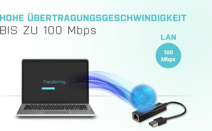 Produktbild i-tec USB 2.0 zu (USB, RJ45 (1x))