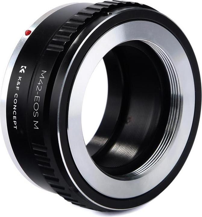 Actual product image K&F Concept High Precision Lens Adapter Mount, M42-EOS M