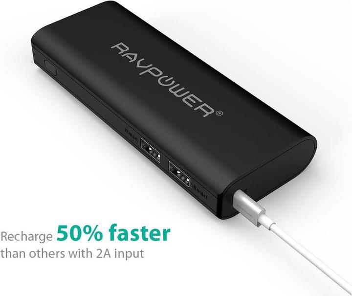 Image du produit RAVPower RP-PB07 Element Series Pile externe portable (10400 mAh, 38.48 Wh)