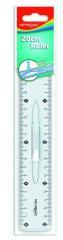 Actual product image Keyroad Plastic ruler, 20 cm, with handle, pendant (200 mm)