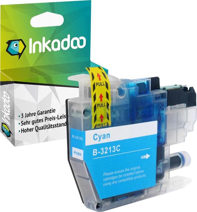 Immagine prodotto Inkadoo cartuccia d'inchiostro compatibile in sostituzione di Brother LC-3213 adatta a Brother DCP-J 572 (C)