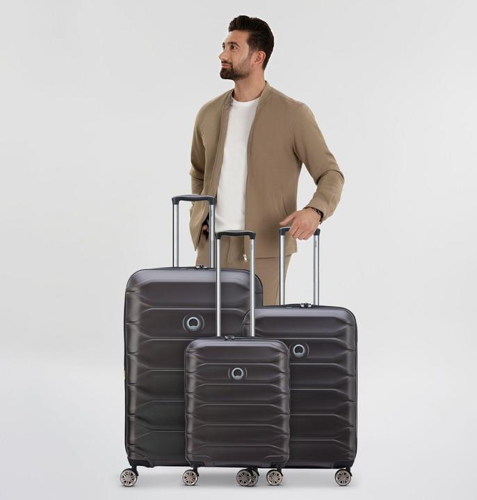 Image du produit Delsey Meteor Ensemble de valises à 4 roulettes 3 pièces avec soufflet extensible (221 l, XL (à partir de 115l))
