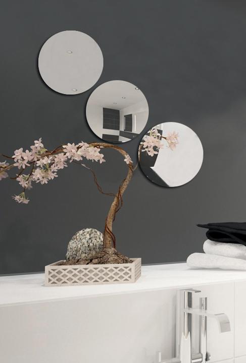 Actual product image MSV Velcro adhesive mirror (Ø 15 cm)