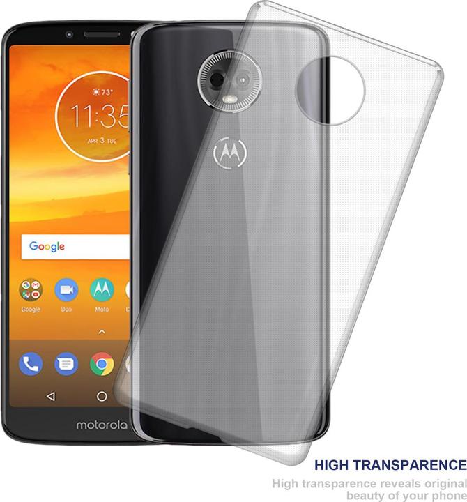 Actual product image Cadorabo TPU Ultra Slim AIR Cover (Motorola Moto E5 Plus)