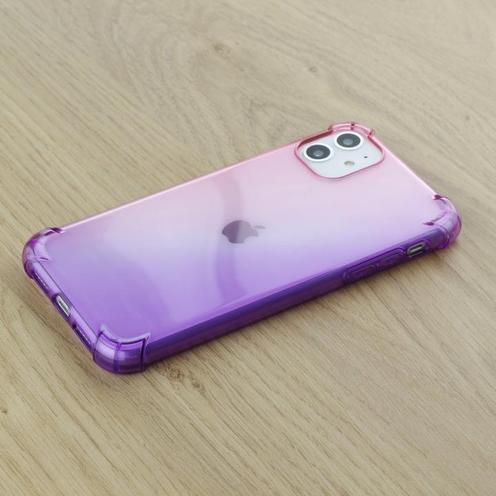 Produktbild PhoneLook Hülle Gummi Bumper Rainbow mit extra Schutz für Ecken Antischock rosa t (Realme 12 Pro+, Apple iPhone 12)