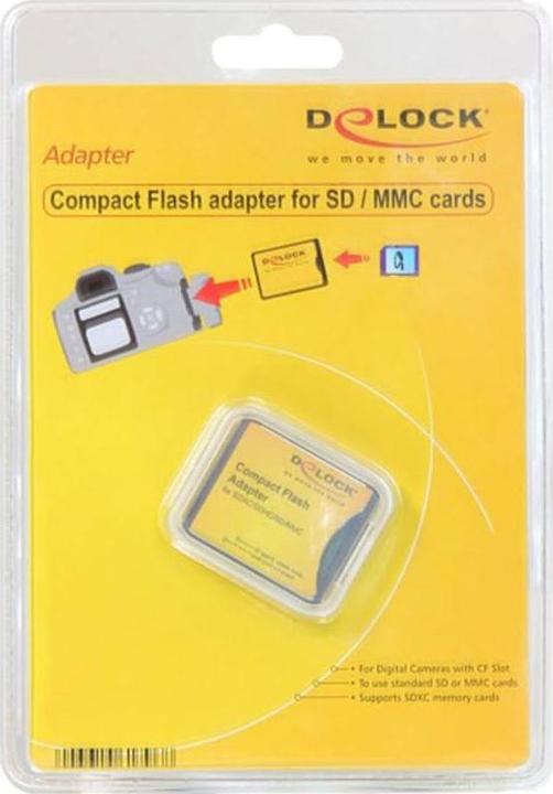 Actual product image Delock Adapter SD - CF II
