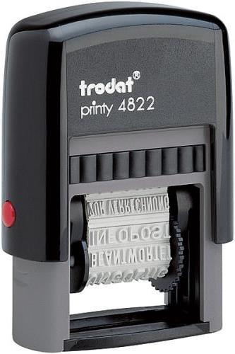 Actual product image Trodat Multi-text stamp Printy 4822 german