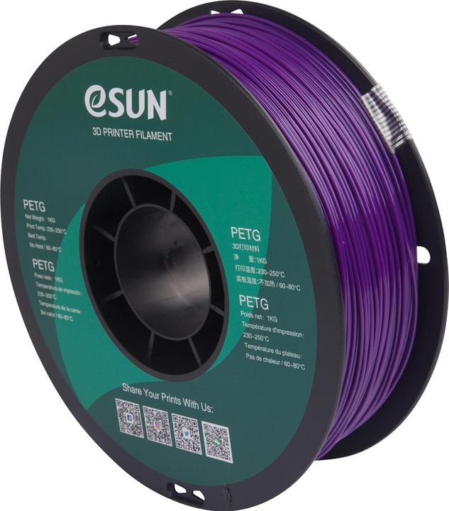 Immagine prodotto eSUN Filamento PETG (PETG, 1.75 mm, 1000 g, Viola)