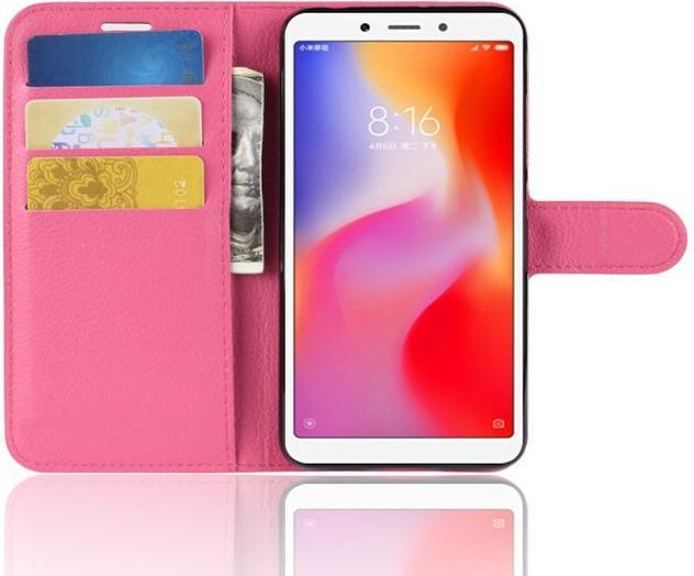 Actual product image MU Classic Litchi Leather Bookcover Series (Xiaomi Redmi 6A)