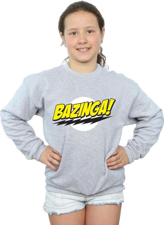 Actual product image Dam Girls Sheldon Bazinga Sweatshirt (140, 146)