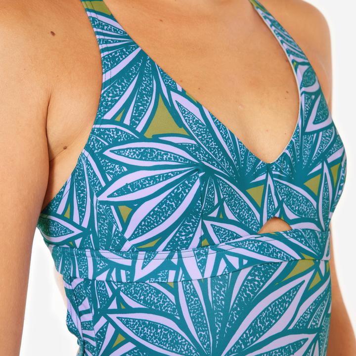 Produktbild Olaian Badeanzug Damen Agatha Flow blau/violett (XL)