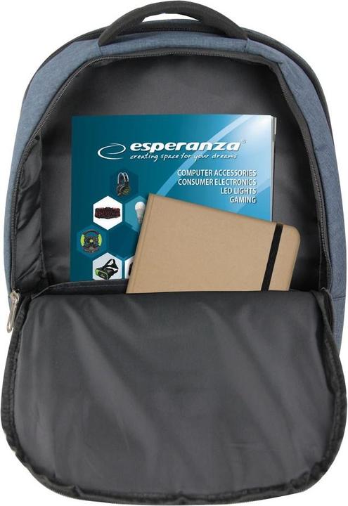 Produktbild Esperanza ET196 Laptop-Rucksack 15 6“ Blau (15.60")