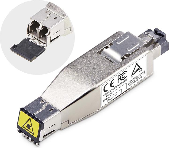 StarTech Adaptateur Fibre vers RJ45 Convertisseur de média